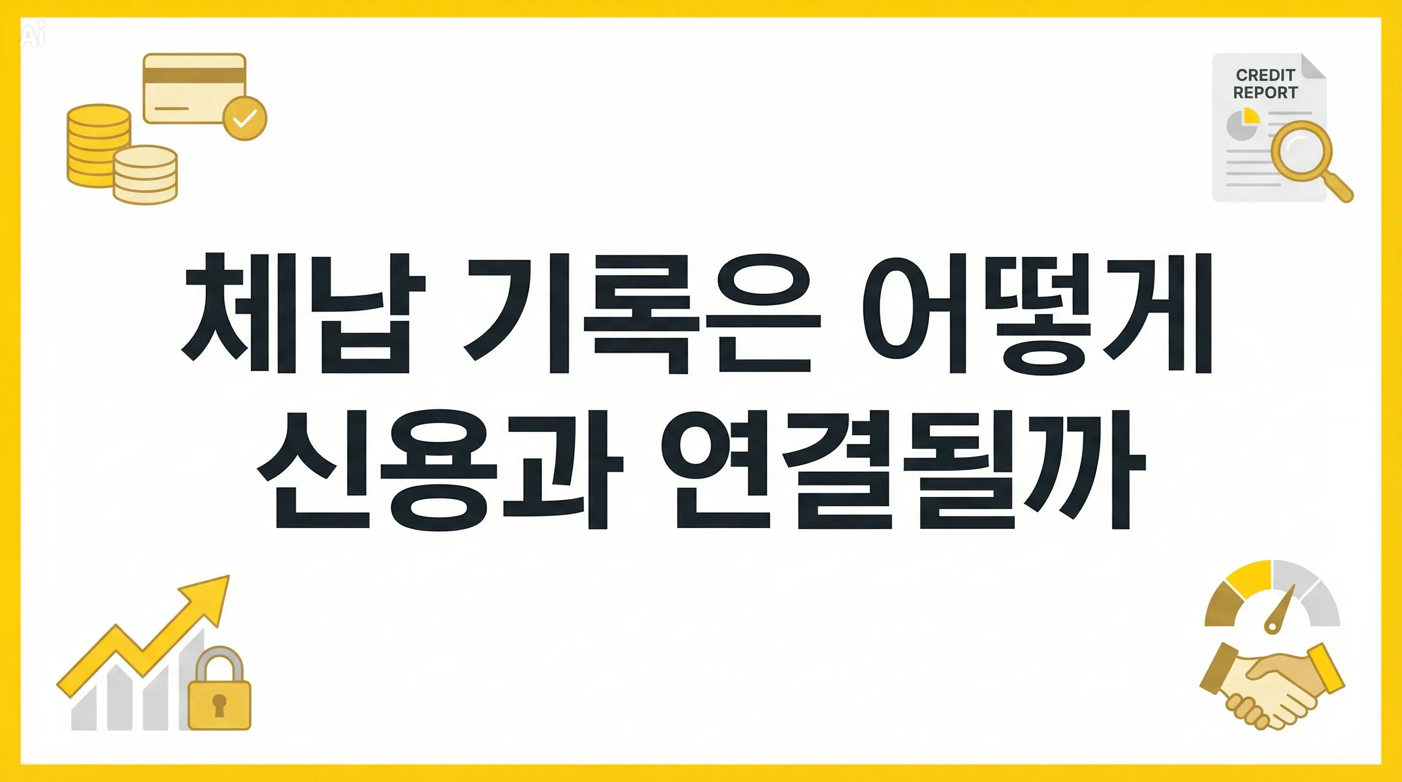 체납 기록은 어떻게 신용과 연결될까