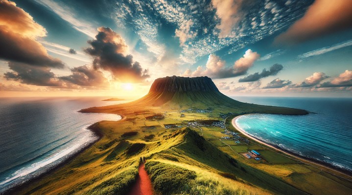 제주도 성산 일출 봉