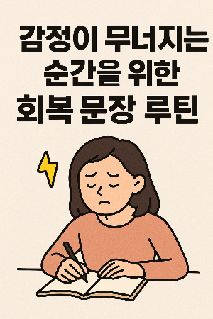회복 문장