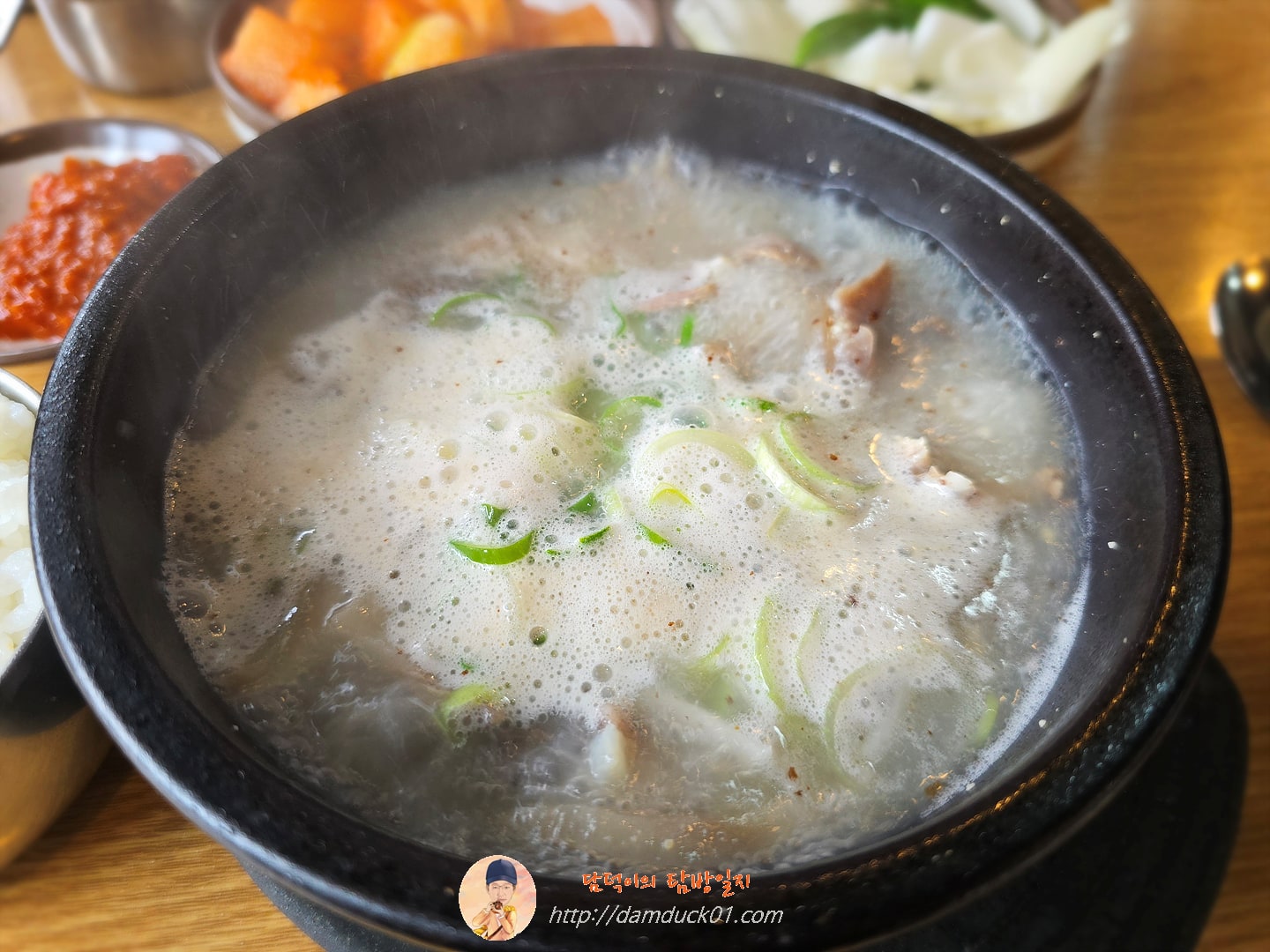 순대국 섞어서