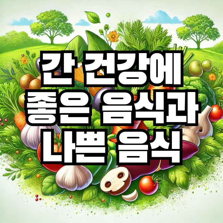 '간 건강에 좋은 음식과 나쁜 음식' 썸네일