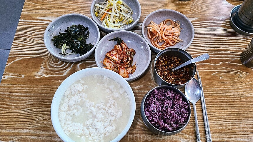 백년옥-자연식-순두부-식사