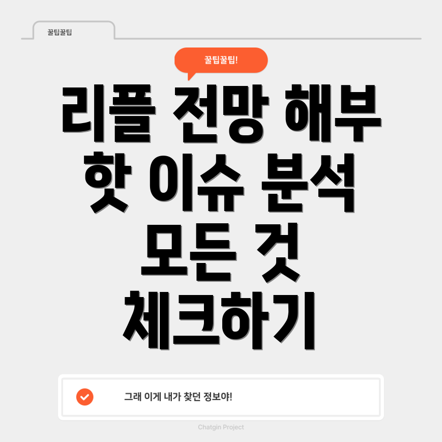 리플 시세 전망