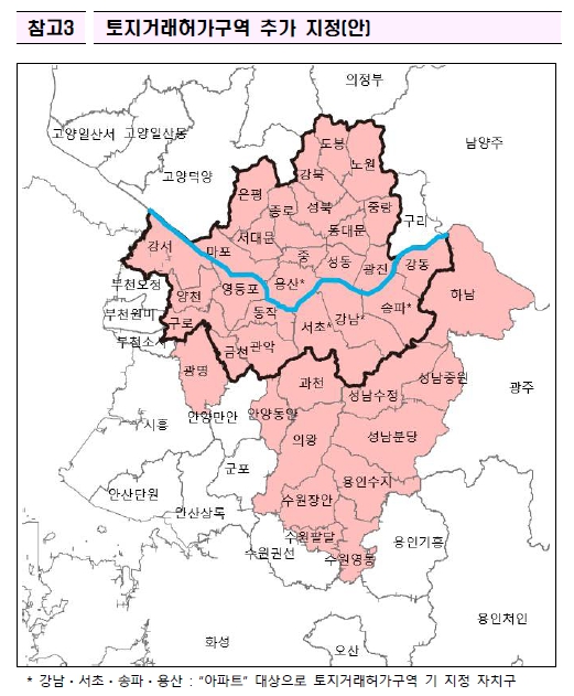 토지거래허가구역 추가 지정