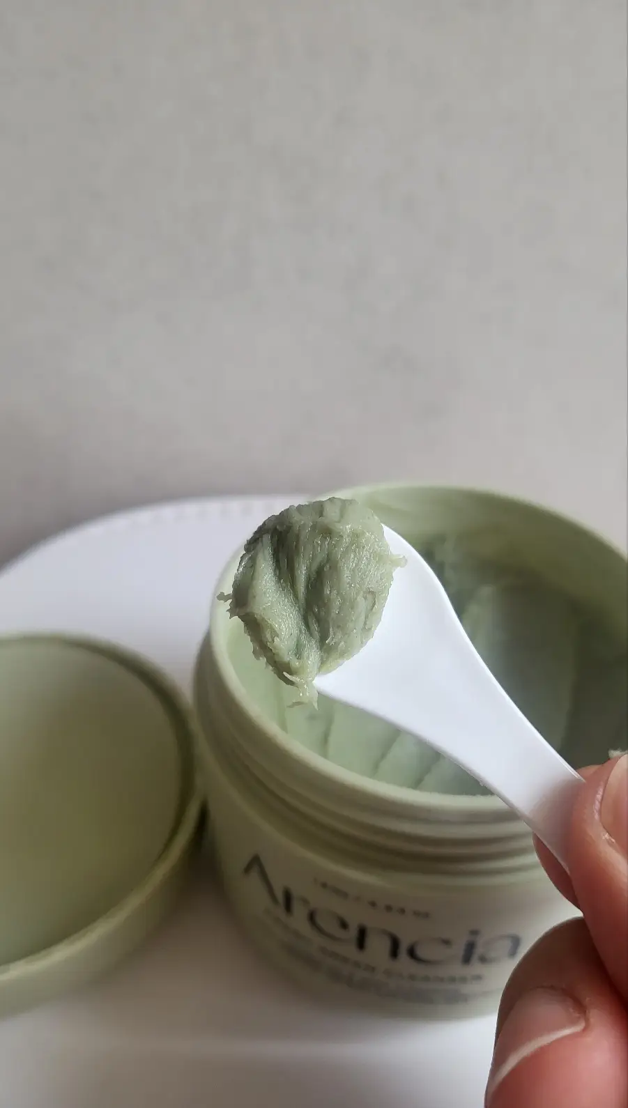 스푼으로- 떠서- 사용하는 -폼클렌징