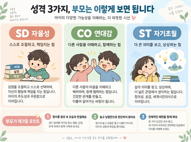 JTCI 아동&middot;청소년 기질검사 해석방법｜부모가 볼 핵심 점수