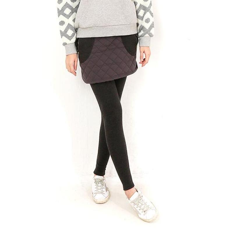 H스타일 AR 패딩지퍼치렝 치마레깅스 누비치렝 스커트쫄