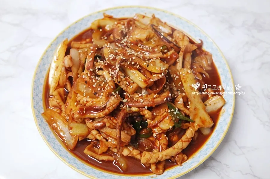 오징어 볶음 맛있게 만드는법과 밥도둑 레시피_5