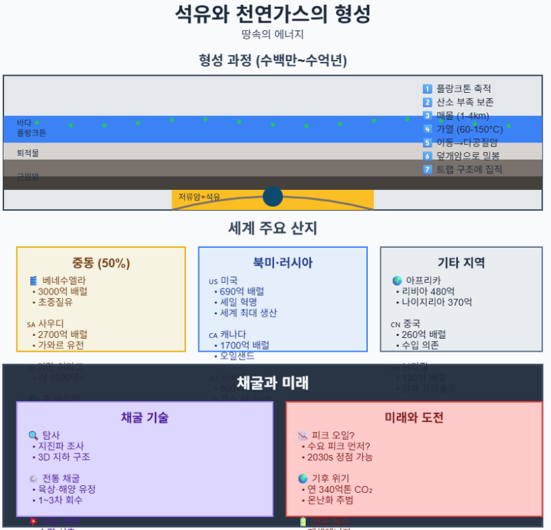 석유와 천연가스의 형성