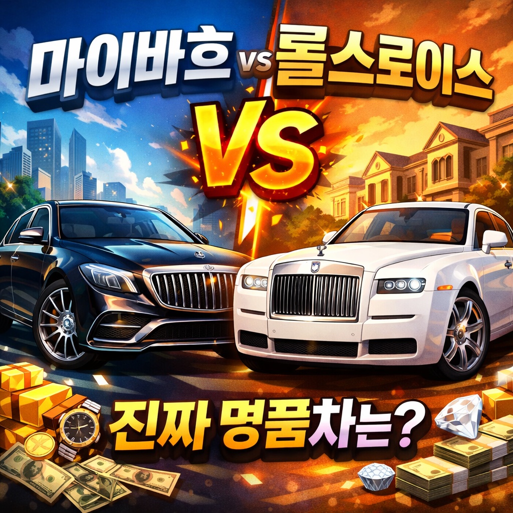 마이바흐 vs 롤스로이스, 타보니 진짜 명품차는 누구일까