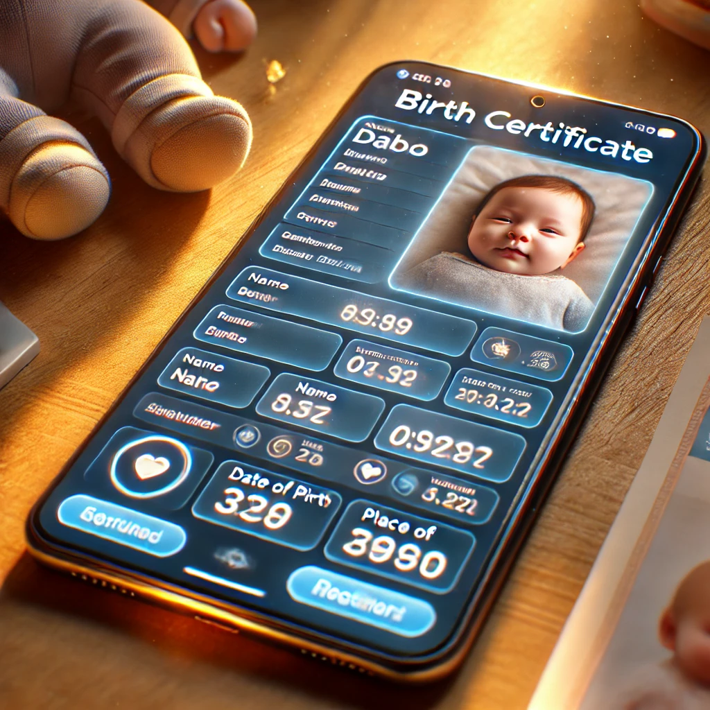 출입국사실증명서 모바일 발급 관련 그림