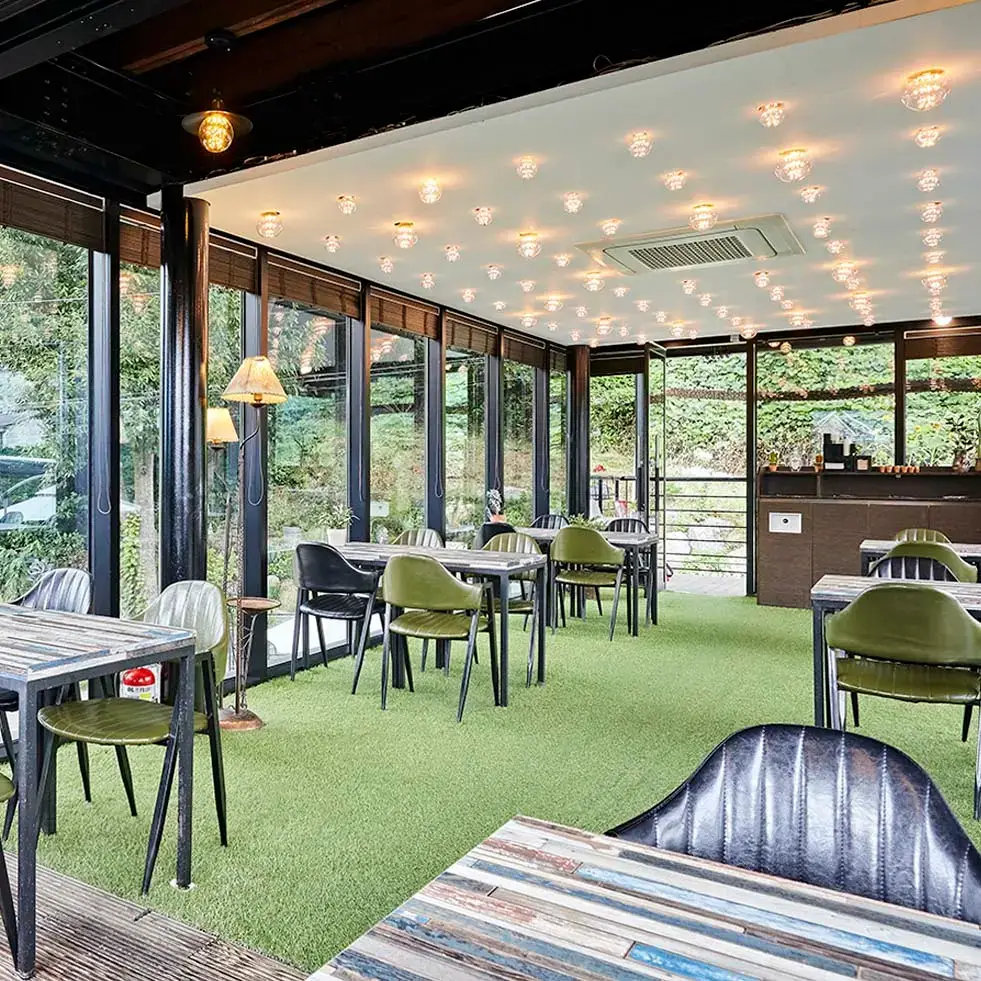 바베큐 테라스와 수영장.루프탑-여기어때 출저