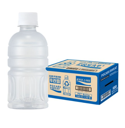 포카리스웨트 무라벨 340ml + 가성비 이온음료 추천