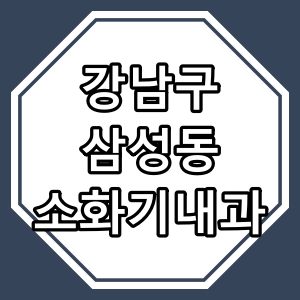 서울시 강남구 삼성동 소화기 내과 진료 동네 의원