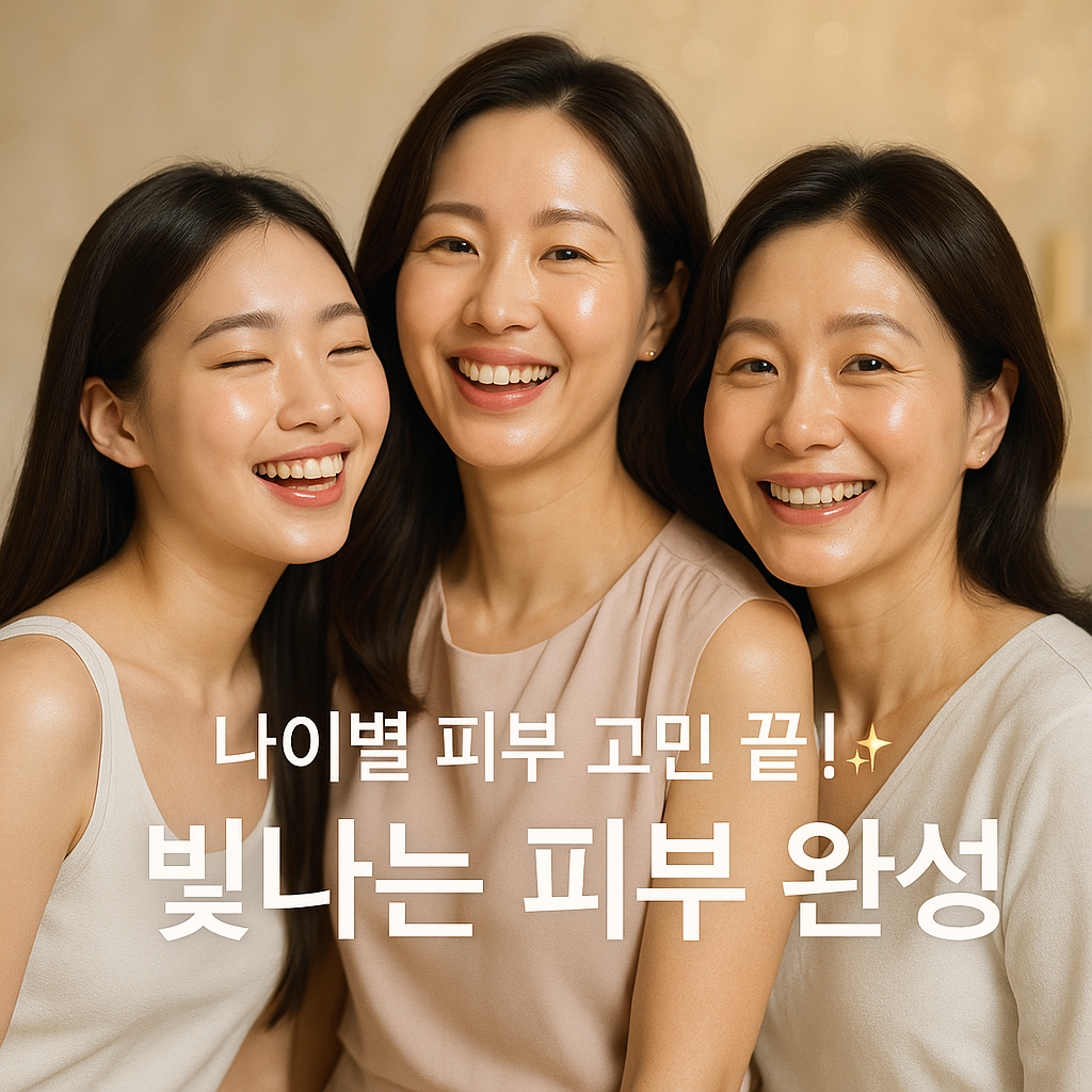 20대·30대·40대 연령별 피부 관리법 핵심 총정리