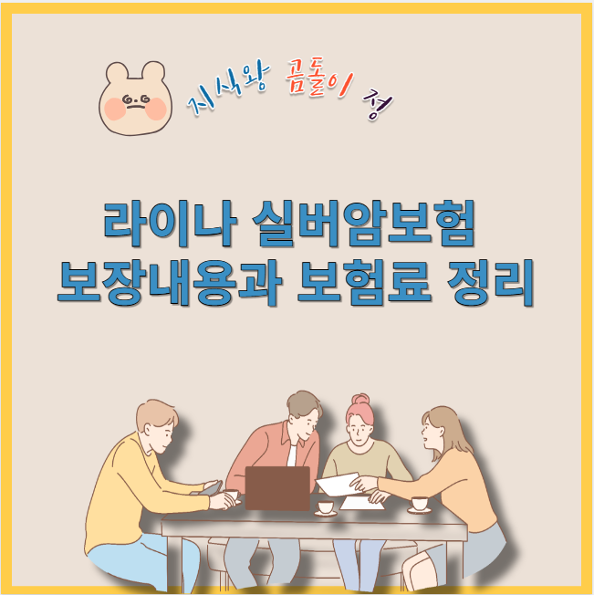 라이나 실버암보험 보장내용과 보험료 정리