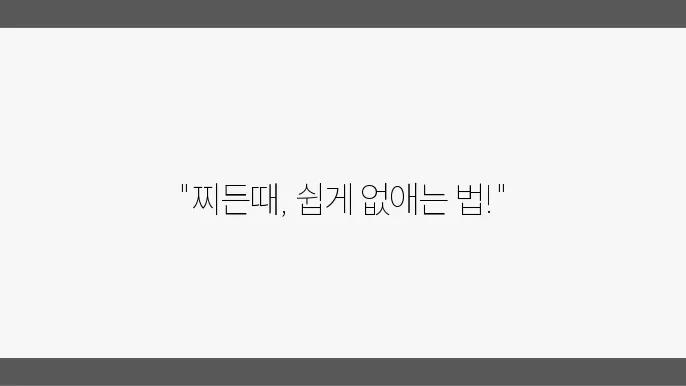 바닥과 세탁기 청소법