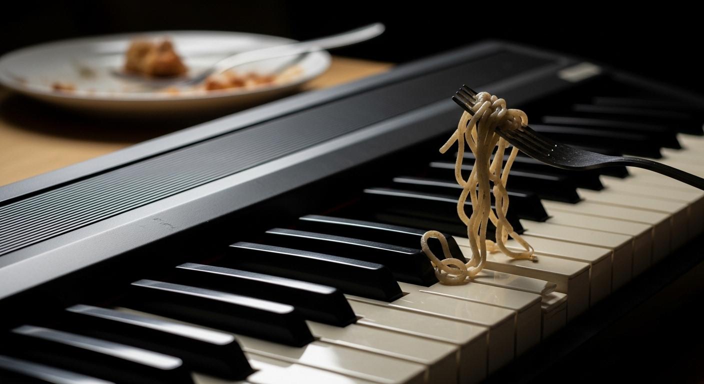 식욕 떨어지는 전자피아노 소리