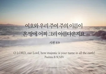 시편 8편 설교 아이디어 찬양 묵상 말씀_4