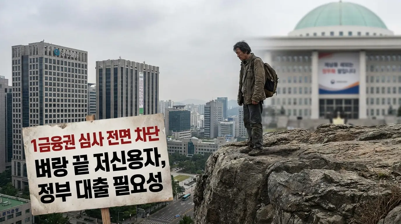 1금융권 심사 전면 차단 벼랑 끝 저신용자 정부 대출 필요성