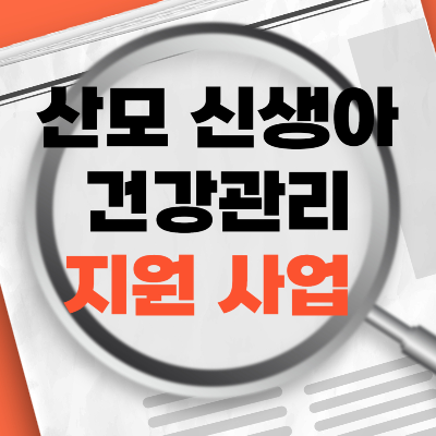 산모신생아건강관리지원사업