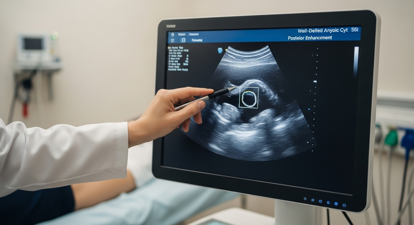 신장기포, 초음파기포, 신장낭종