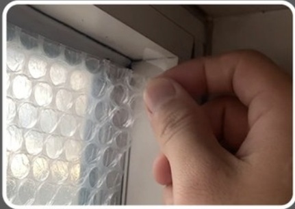 5. 윗부분에 테이프로 고정시켜 줍니다.