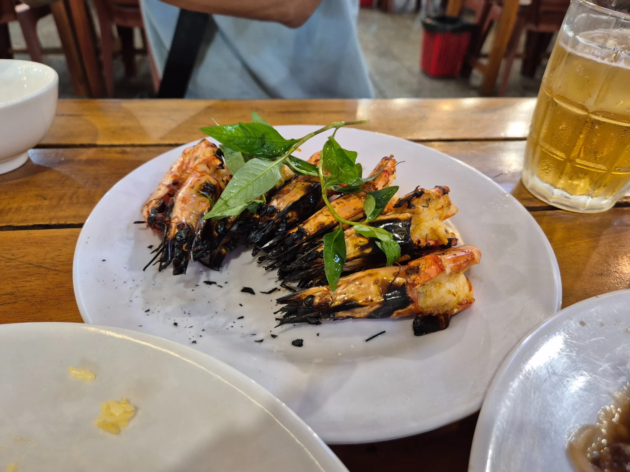 푸꾸옥 야시장 숯불 새우구이