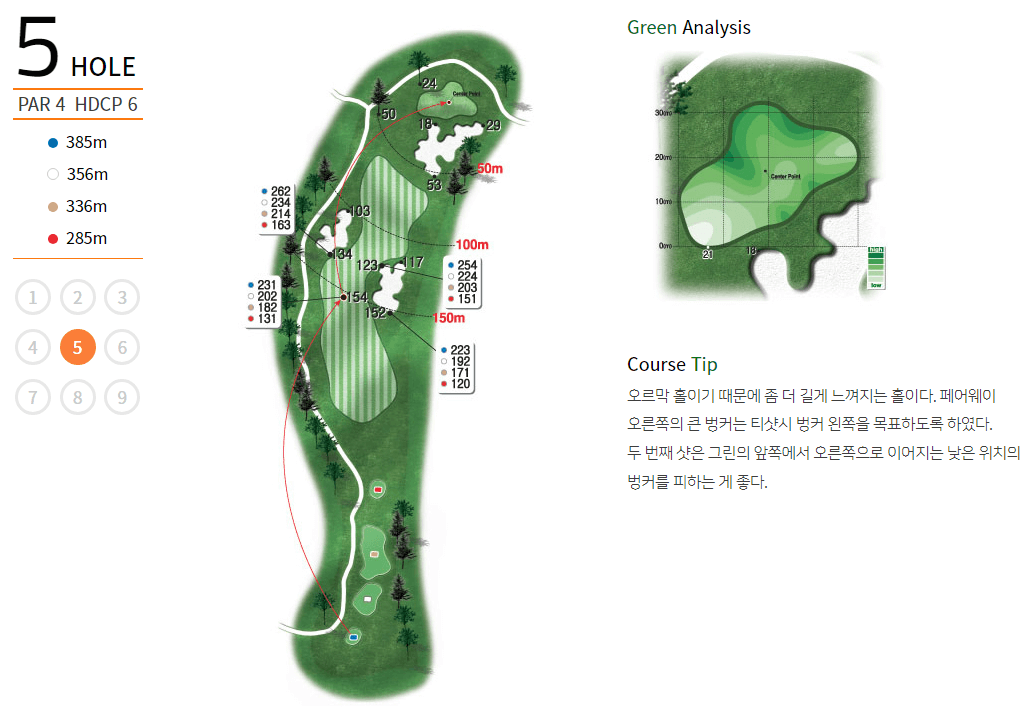 정산 컨트리클럽 해우코스 5