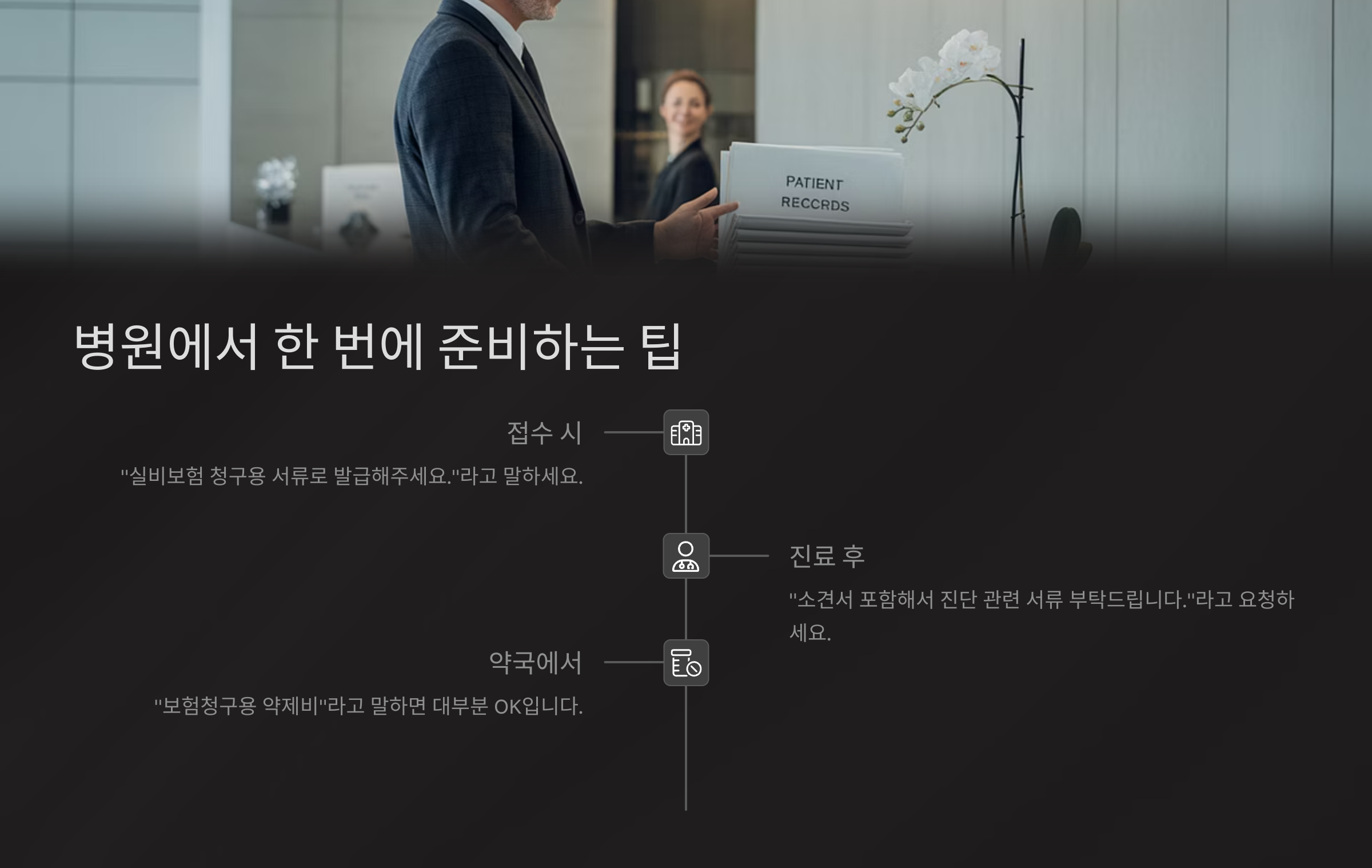 병원에서 한 번에 준비하는 팁