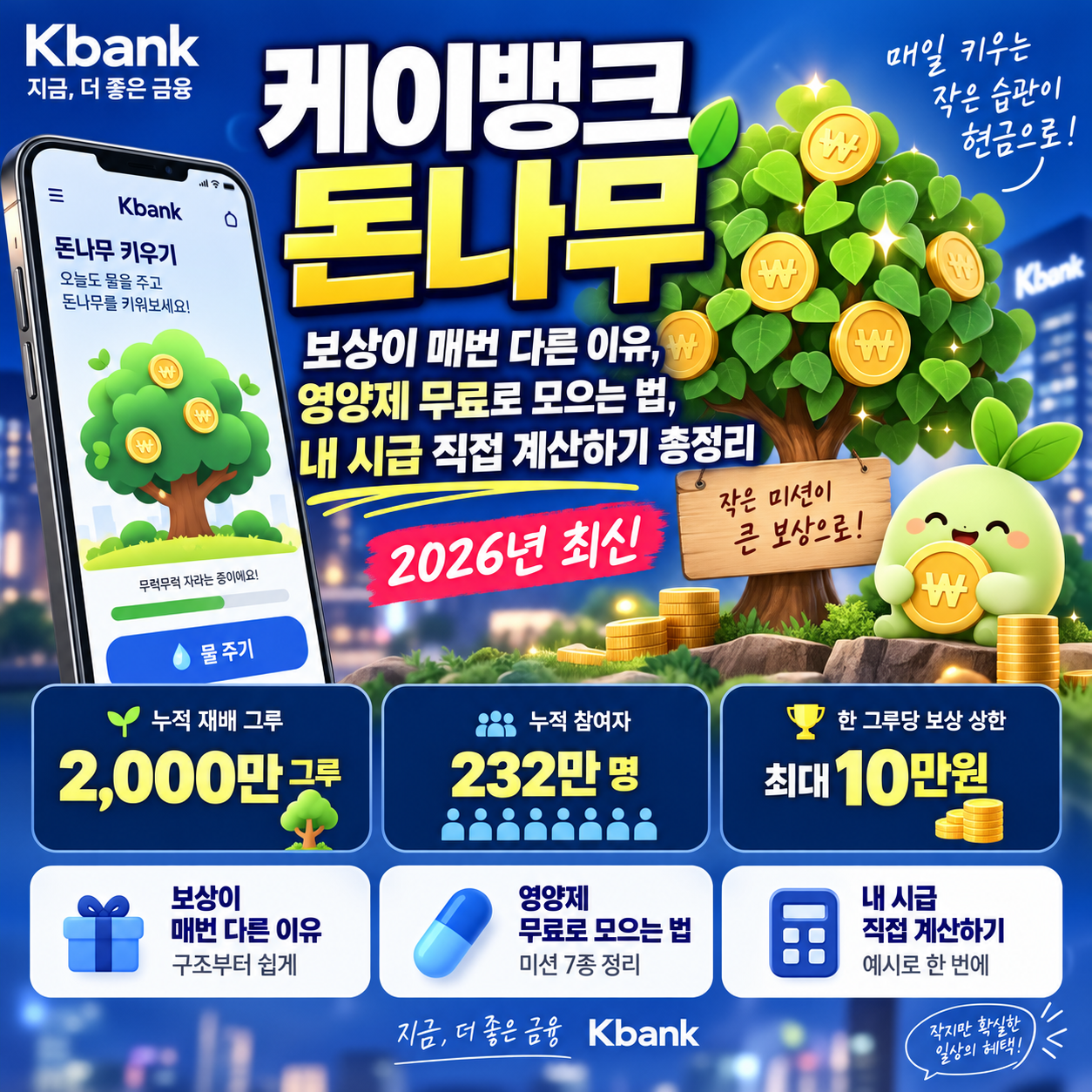케이뱅크 돈나무 포스터