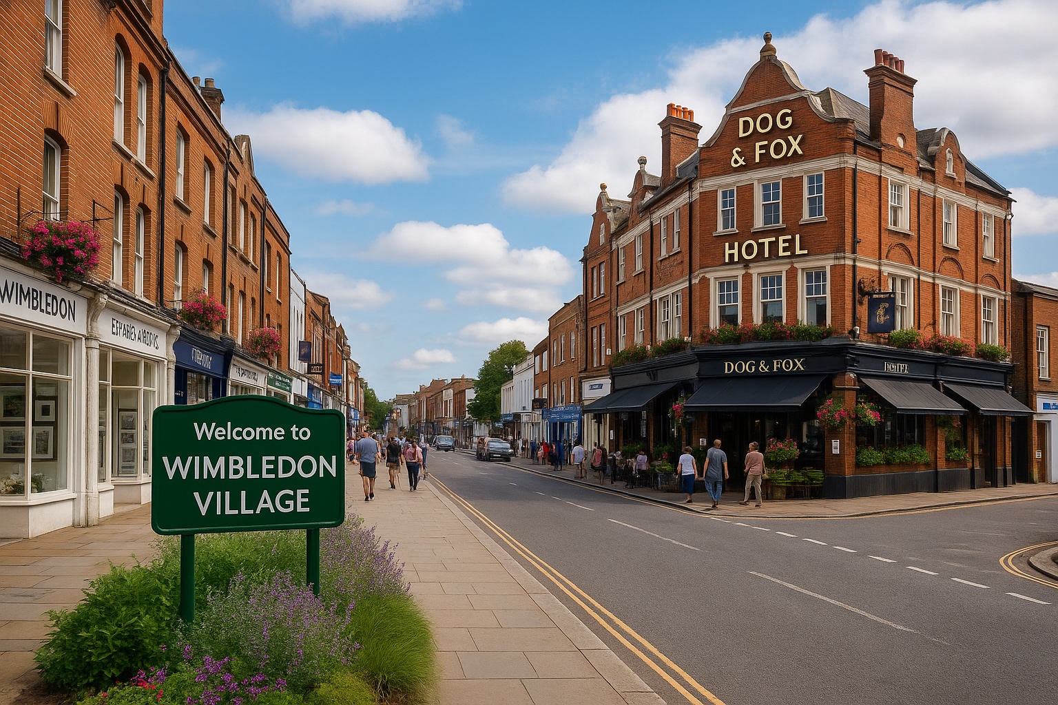 Wimbledon Village 거리