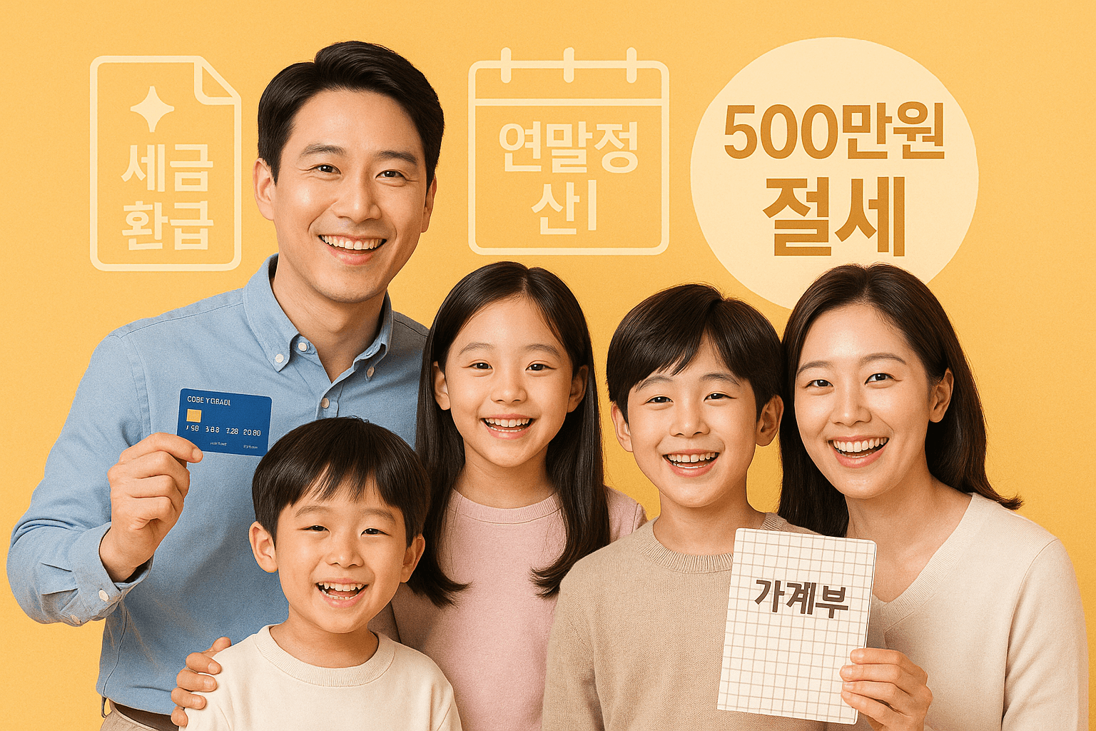 다자녀 가구에겐 500만원 혜택?! 신용카드 소득공제 대폭 확대된다