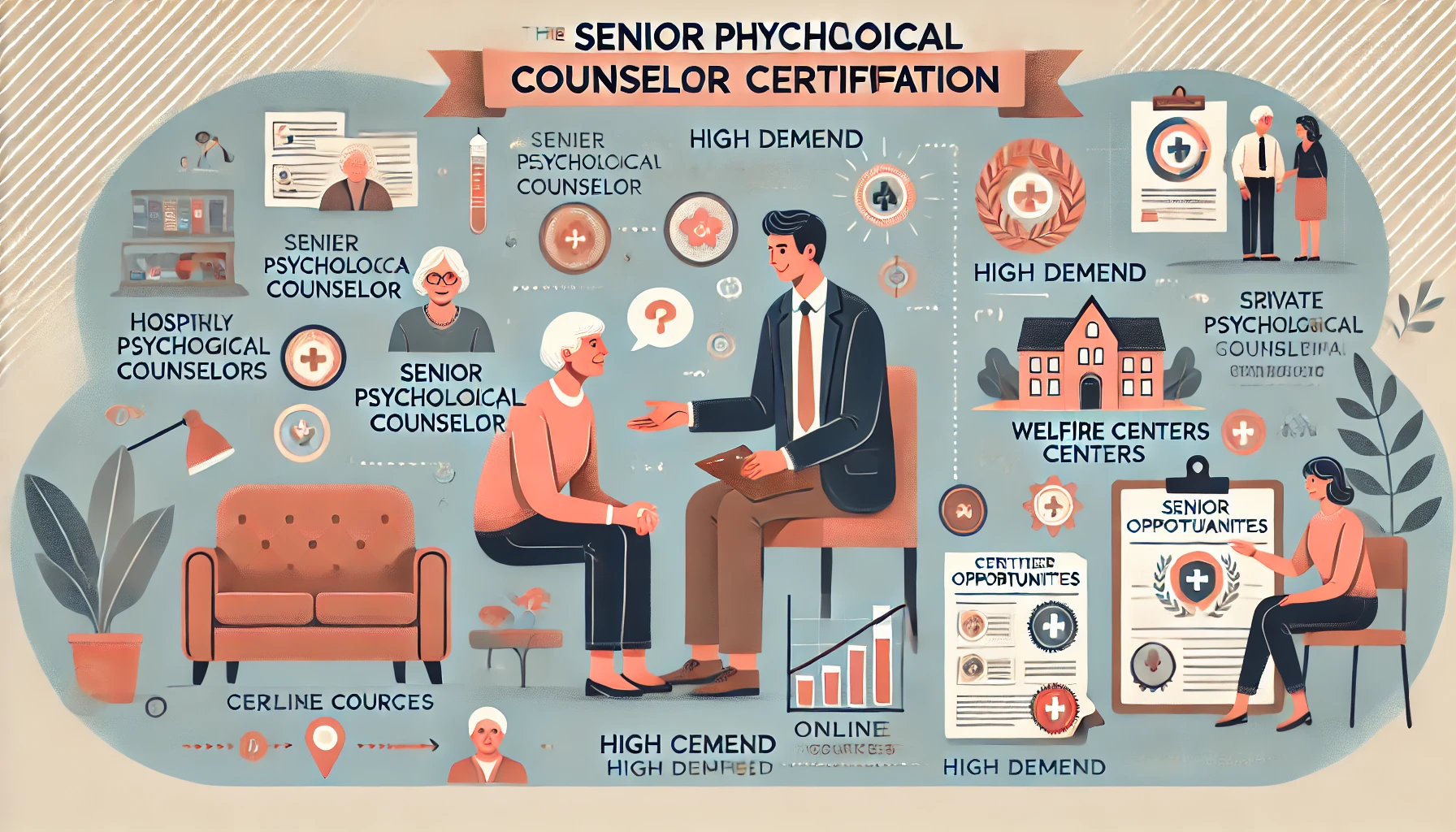 노인심리상담사 관련 사진