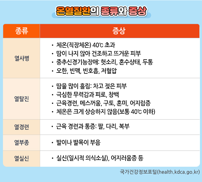 열사병 vs 열탈진? 5단계 온열질환 완전정복