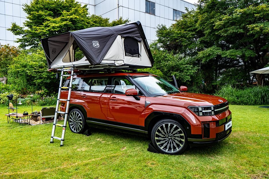 싼타페 풀체인지 하이브리드 캘리그래피