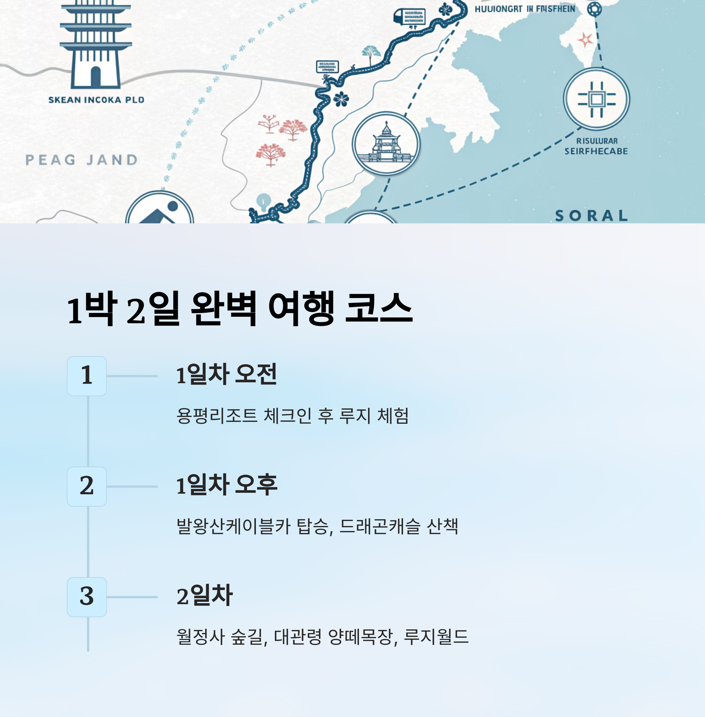 1박2일 완벽 여행 코스