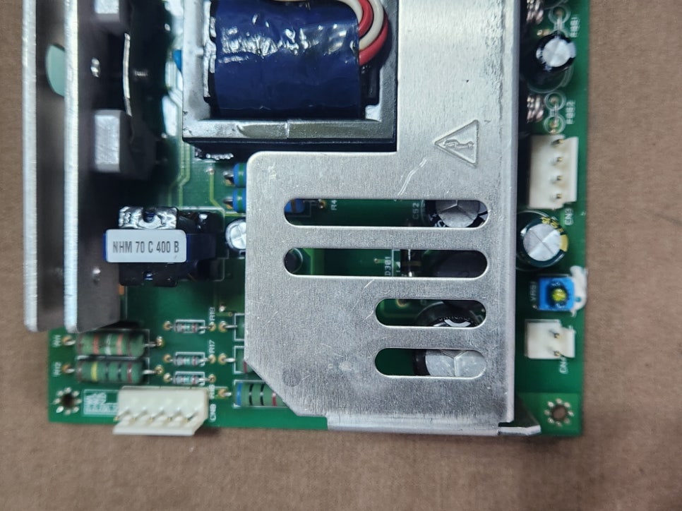 뉴하이텍(NEW HITEC) 승강기 파워서플라이 승강기 파워 PB- NHS60-BBEWB_R PCB 소자 불량 수리 완료