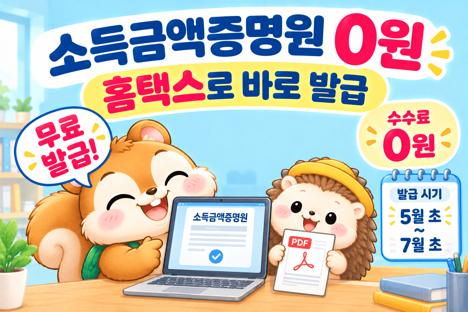 소득금액증명원 인터넷발급