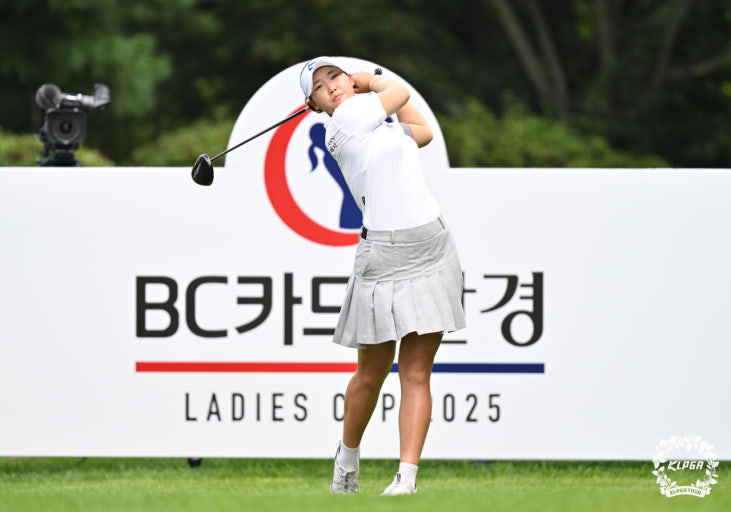 김민솔 티샷