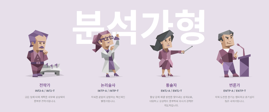 MBTI (엠비티아이) 성격유형검사 알아보기