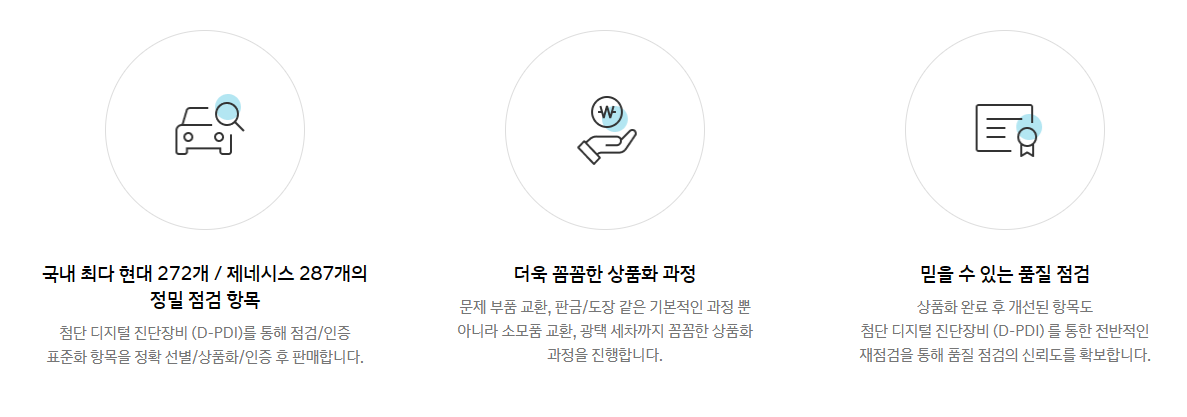 현대자동차 인증 중고차 사이트