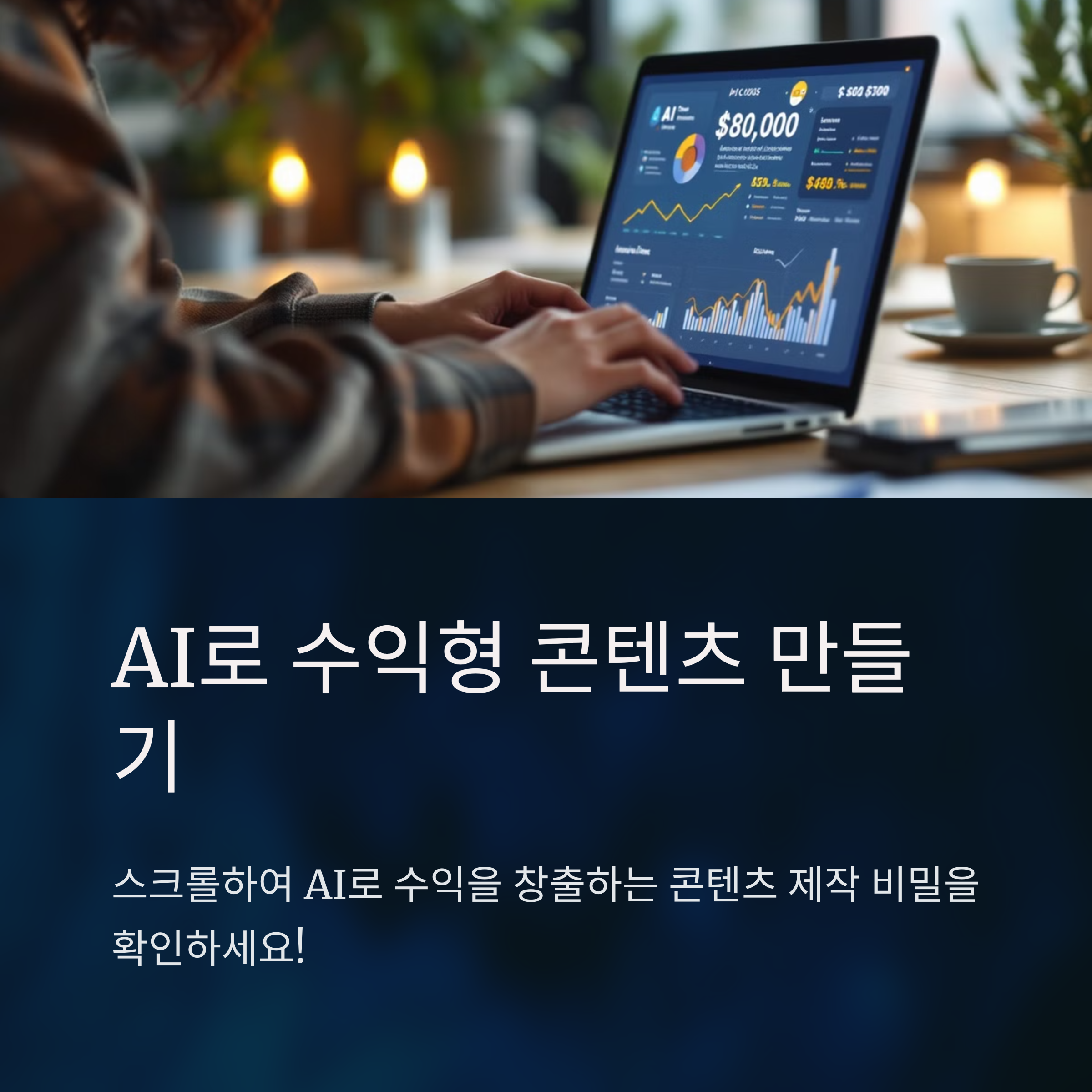 AI ๋๊ตฌ๋ก ์ 100๋ง์ ์์ต ์ฐฝ์ถํ๋ ์ฝํ
์ธ ์ ์ ์๋ฒฝ ๊ฐ์ด๋