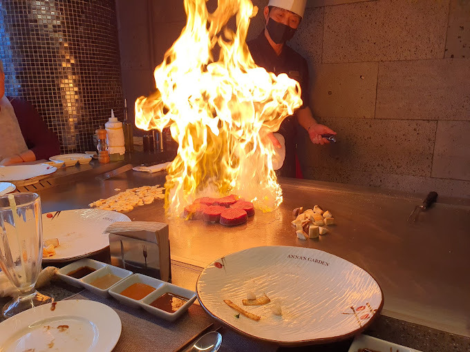 수지 신봉동 철판요리집 '애나의정원'