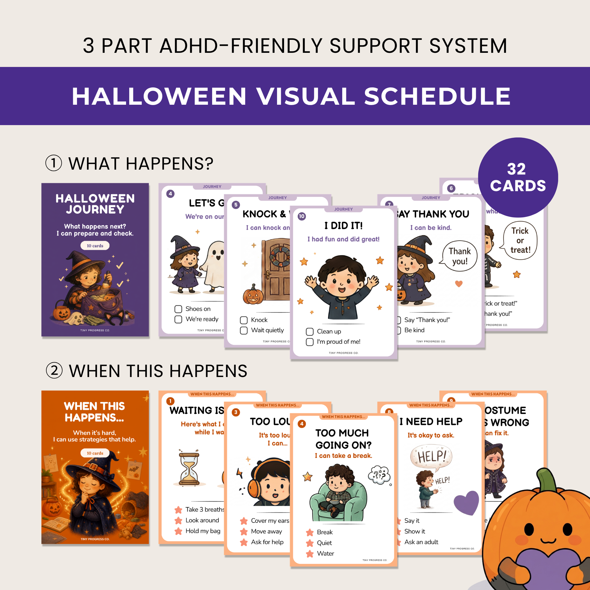 Halloween Visual Schedule