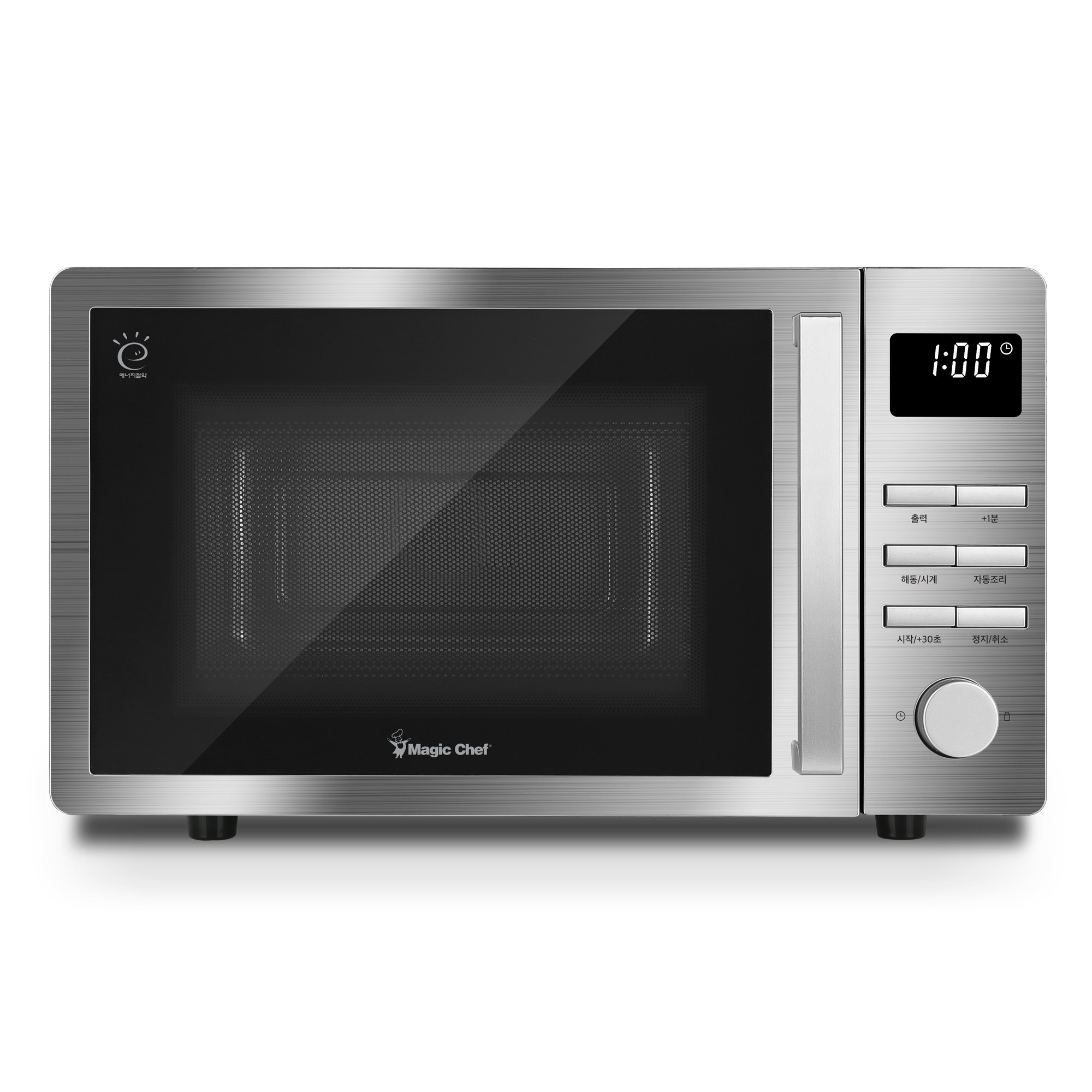 매직쉐프 올 스텐 무회전 25L 대용량 플랫 전자레인지 MMW-WC25TES, MMW-WC25TES