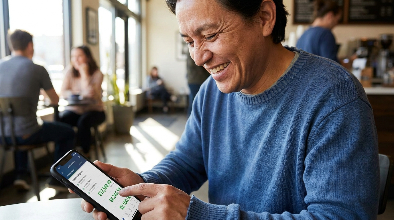 내 보험 찾아줌 서비스의 조회 결과 화면 분석 방법