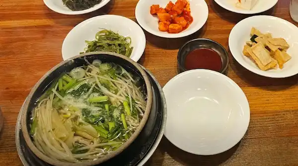 금수복국 주문 메뉴 한상 이미지