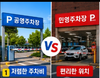 공영주차장 민영주차장 차이