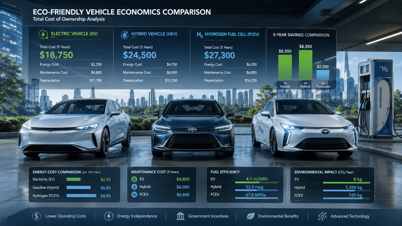 경제성으로 살펴보는 친환경차 선택 기준